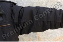 Arm Head Man Casual Windbreaker Average Overweight Street photo references